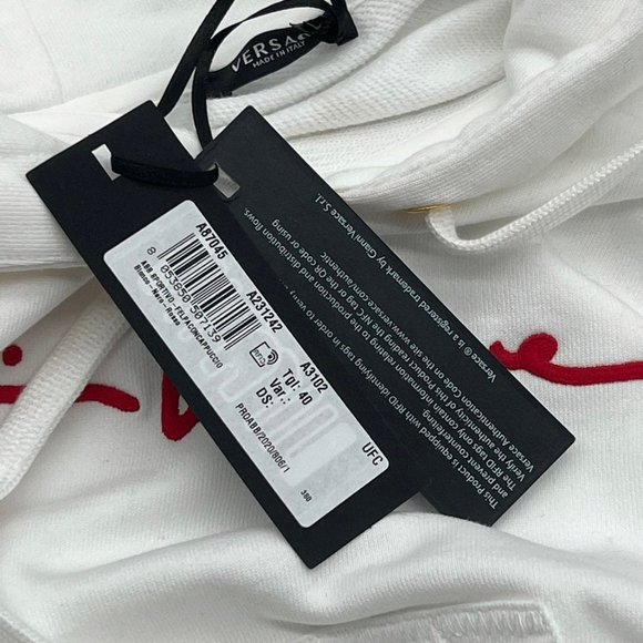 Versace hoodie for women with side zippers A87045 40 - Picture 3 of 6